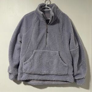 Lululemon Sherpa Lavender Sweater